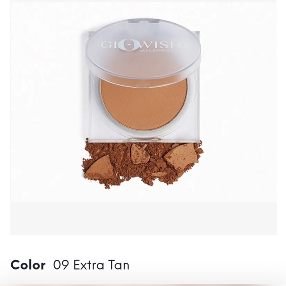 HUDA BEAUTY Other - Huda Beauty Glowish Luminous Pressed Powder Shade 09 Extra TanNew New In Box